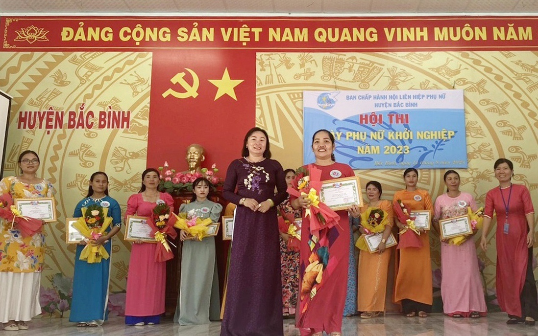 Bắc Bình (Bình Thuận): 12 ý tưởng tham gia Hội thi Ngày Phụ nữ Khởi nghiệp năm 2023