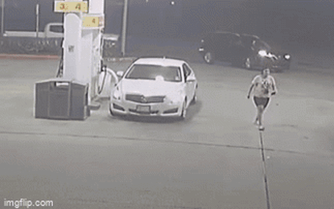Người phụ nữ ghé qua trạm xăng 15 phút, điều kinh hoàng sau đó khiến cảnh sát ra lệnh truy nã