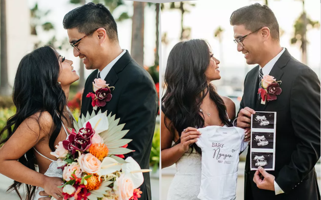 Hôn lễ "siêu nhỏ" với thông báo thăng chức đặc biệt của cặp đôi Việt trên đất Mỹ