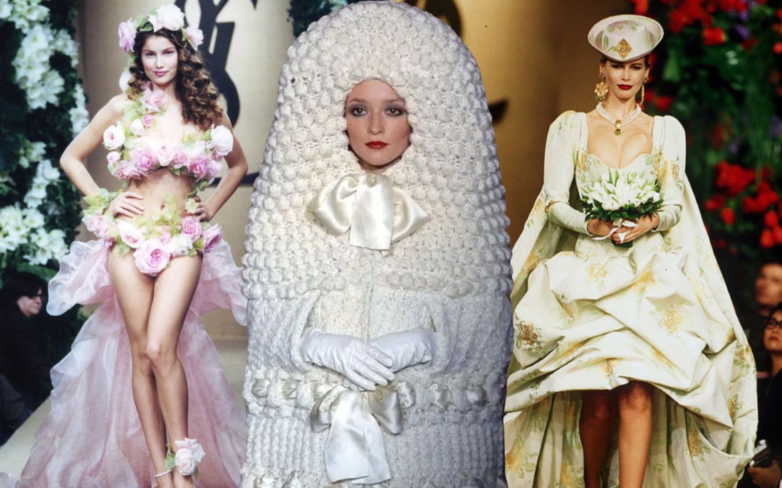 NTK Yves Saint Laurent và 11 mẫu váy cưới mang tính biểu tượng