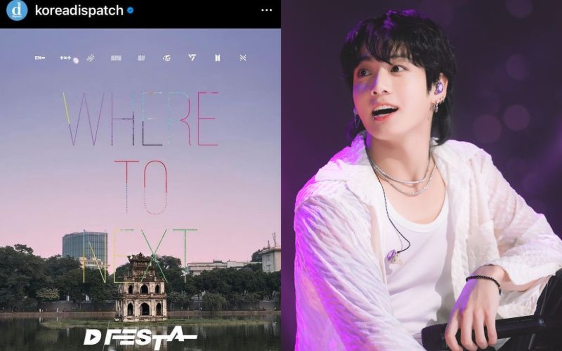 Dispatch bất ngờ đăng ảnh có BTS và loạt sao Hàn check-in Hồ Gươm Hà Nội