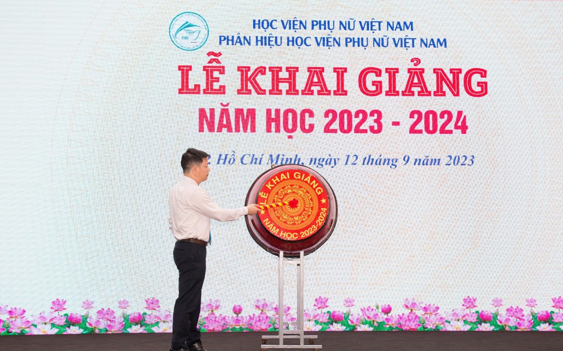 Phân hiệu Học viện Phụ nữ Việt Nam khai giảng năm học 2023 - 2024