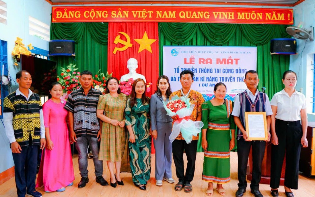 Bình Thuận: Ra mắt 20 Tổ truyền thông cộng đồng và Tập huấn kỹ năng truyền thông
