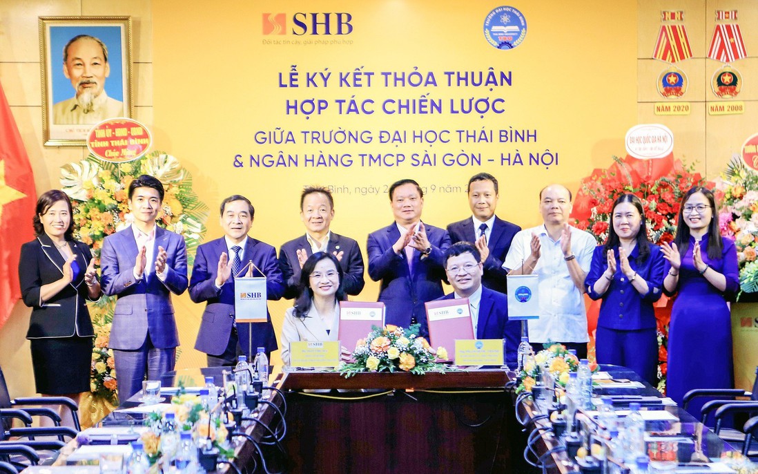 SHB hợp tác chiến lược với Đại học Thái Bình nâng cao chất lượng đào tạo và nguồn nhân lực