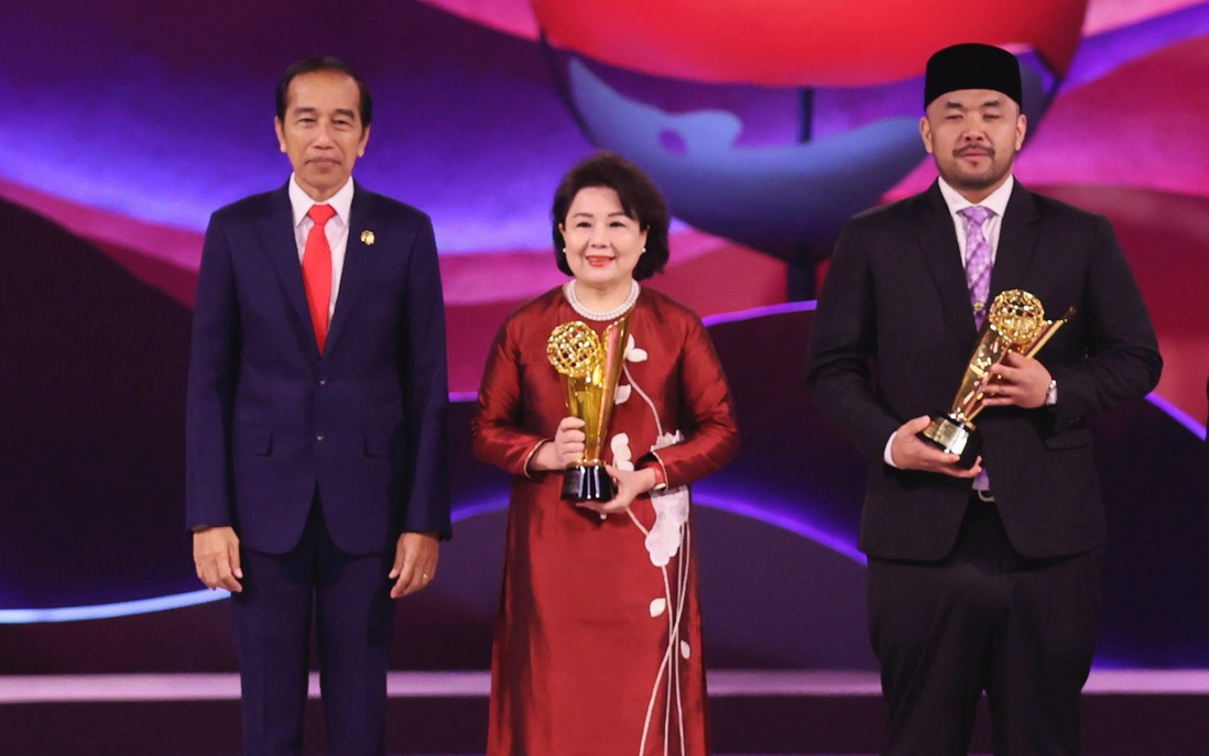 Nữ doanh nhân Việt nhận Giải thưởng ASEAN 2023
