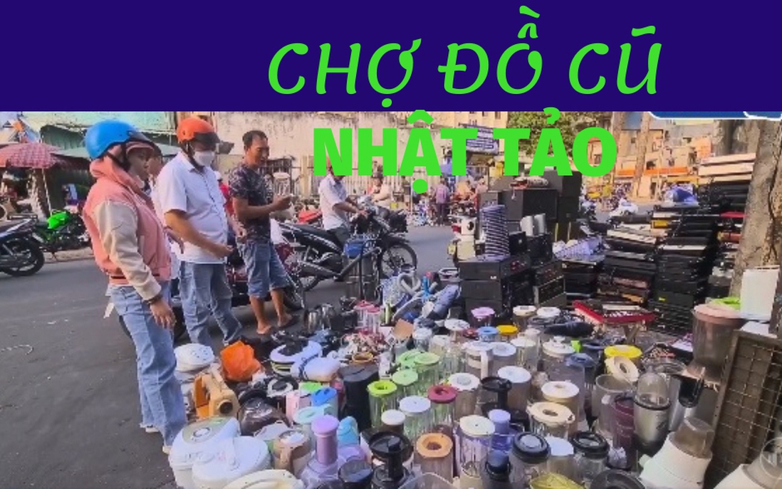 Chợ đồ cũ Nhật Tảo "hút khách" nhờ những món đồ độc lạ