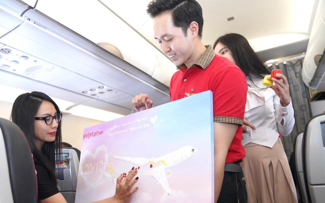 Cùng Vietjet tôn vinh một nửa xinh đẹp của thế giới nhân Ngày 20/10