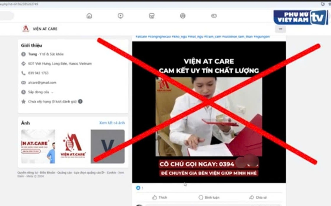 Viện AT Care hoạt động khám chữa bệnh trái phép?