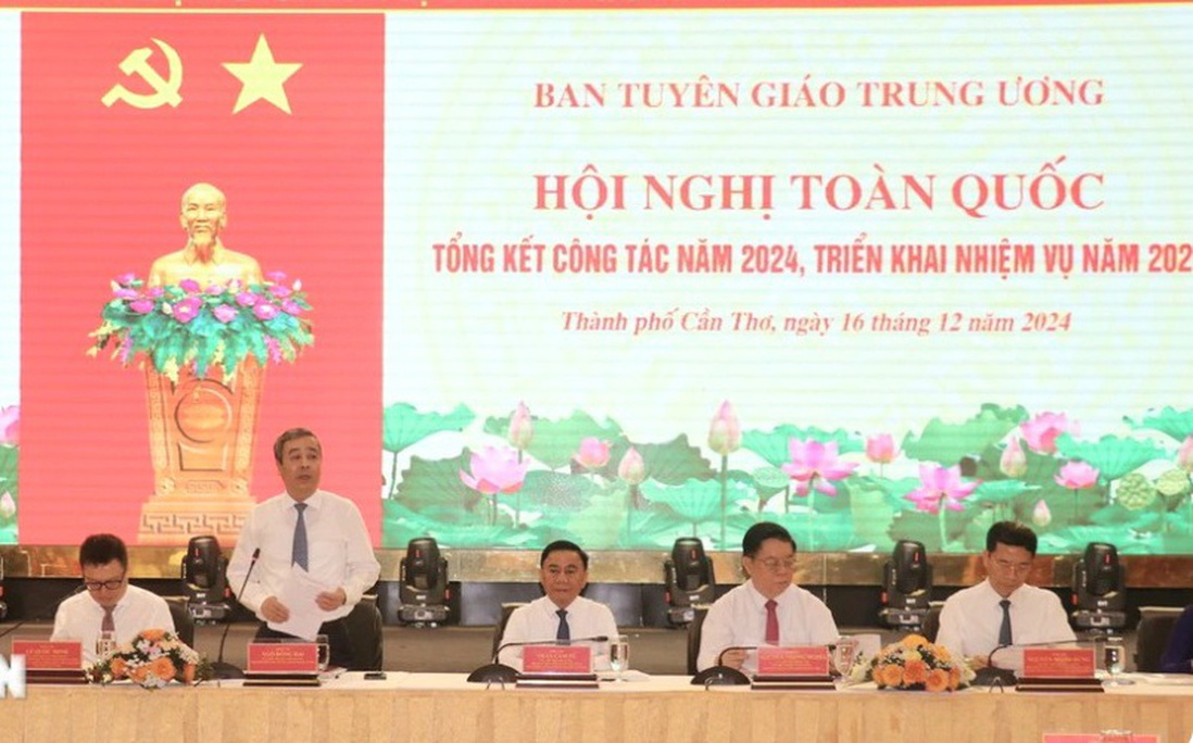 Hội nghị toàn quốc tổng kết công tác tuyên giáo năm 2024