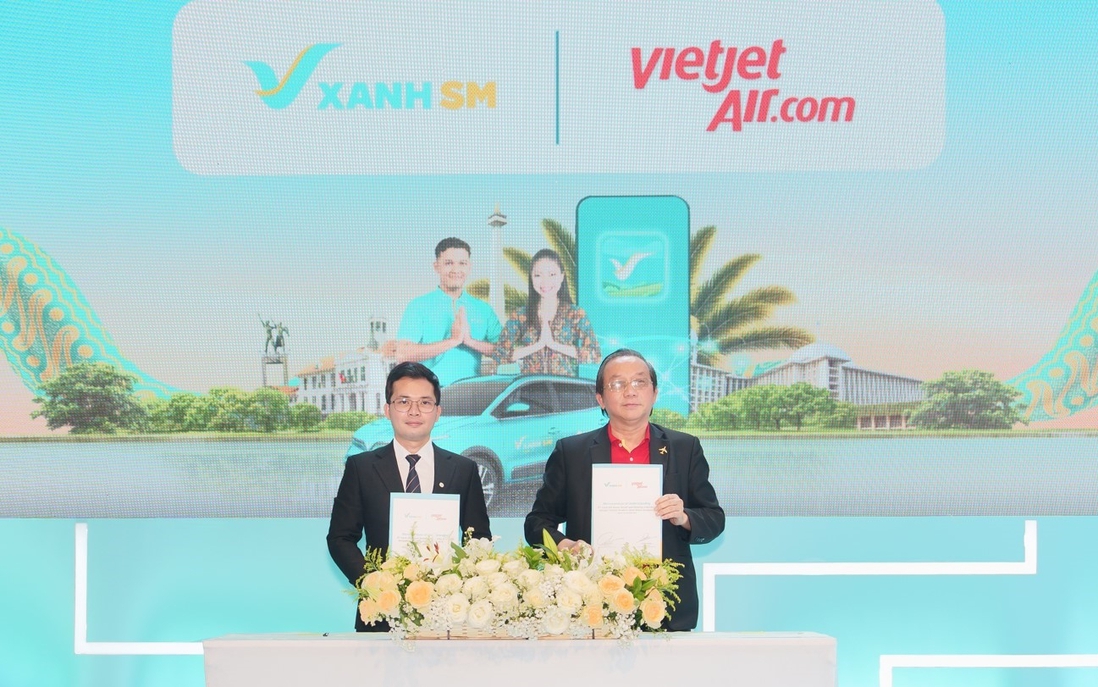 Vietjet và Xanh SM bắt tay phát triển sản phẩm di chuyển xanh cho du khách