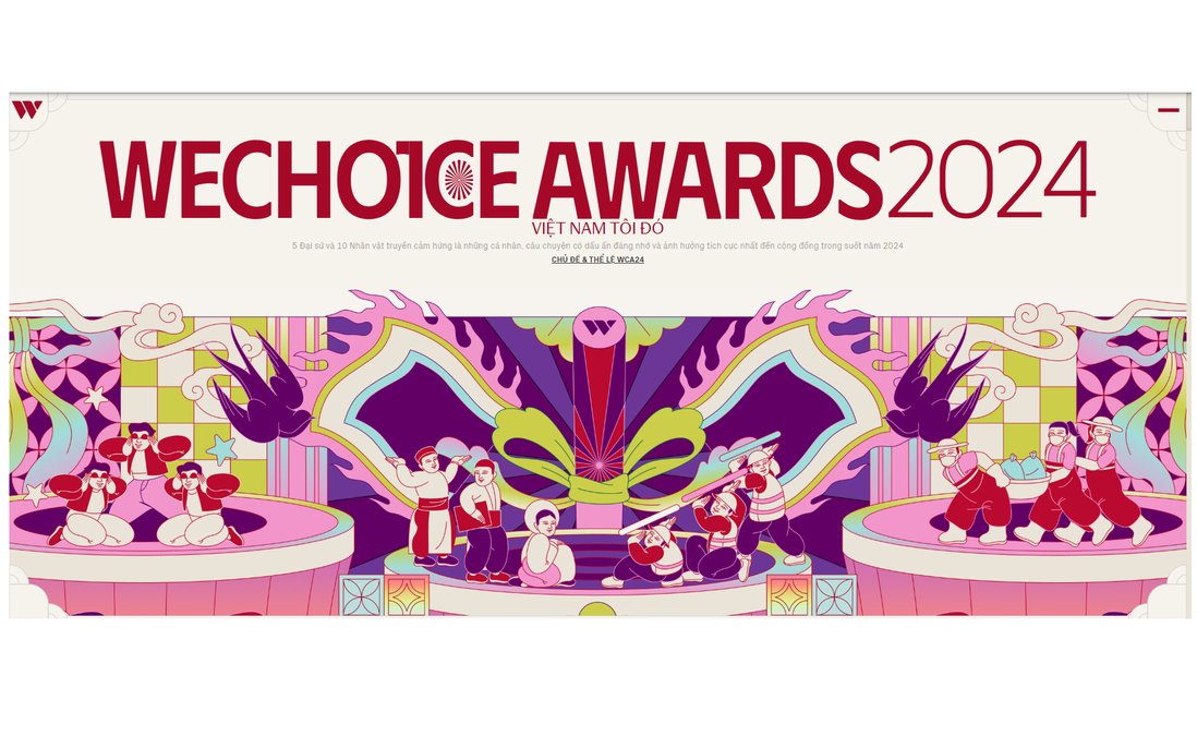 WeChoice Awards 2024 với chủ đề "Việt Nam tôi đó"