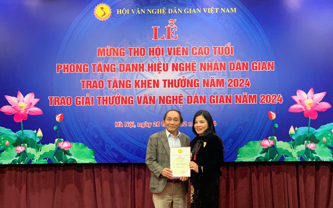 Công trình về văn hóa Ca Dong đoạt giải Nhất Giải thưởng Văn nghệ dân gian 2024