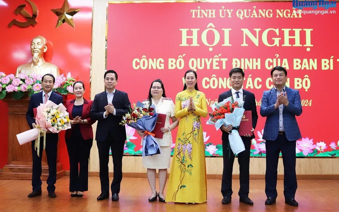 Quảng Ngãi công bố Quyết định của Ban Bí thư về công tác cán bộ