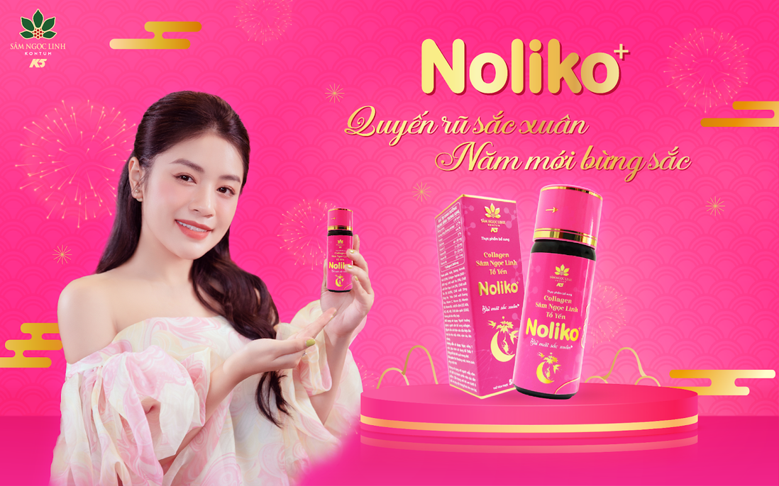 Collagen Noliko+: Quyến rũ sắc xuân, năm mới bừng sắc
