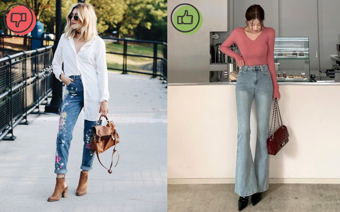4 mẫu quần jeans lỗi mốt, khiến phong cách kém sành điệu