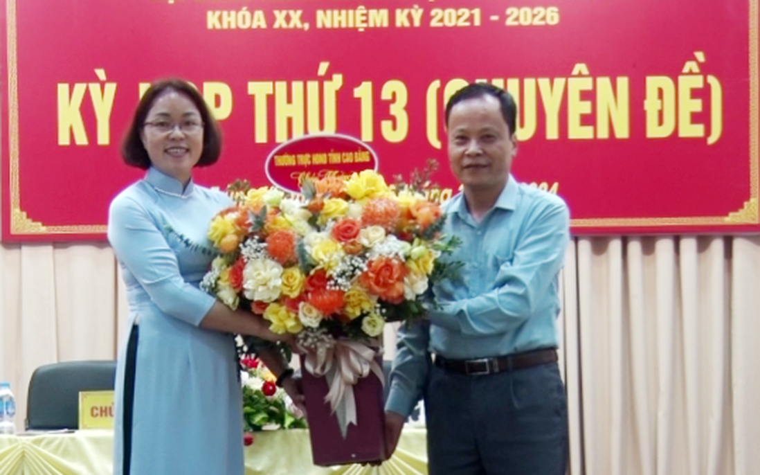 Cao Bằng: Nữ Phó Bí thư Thường trực Huyện ủy được bầu làm Chủ tịch HĐND huyện Trùng Khánh
