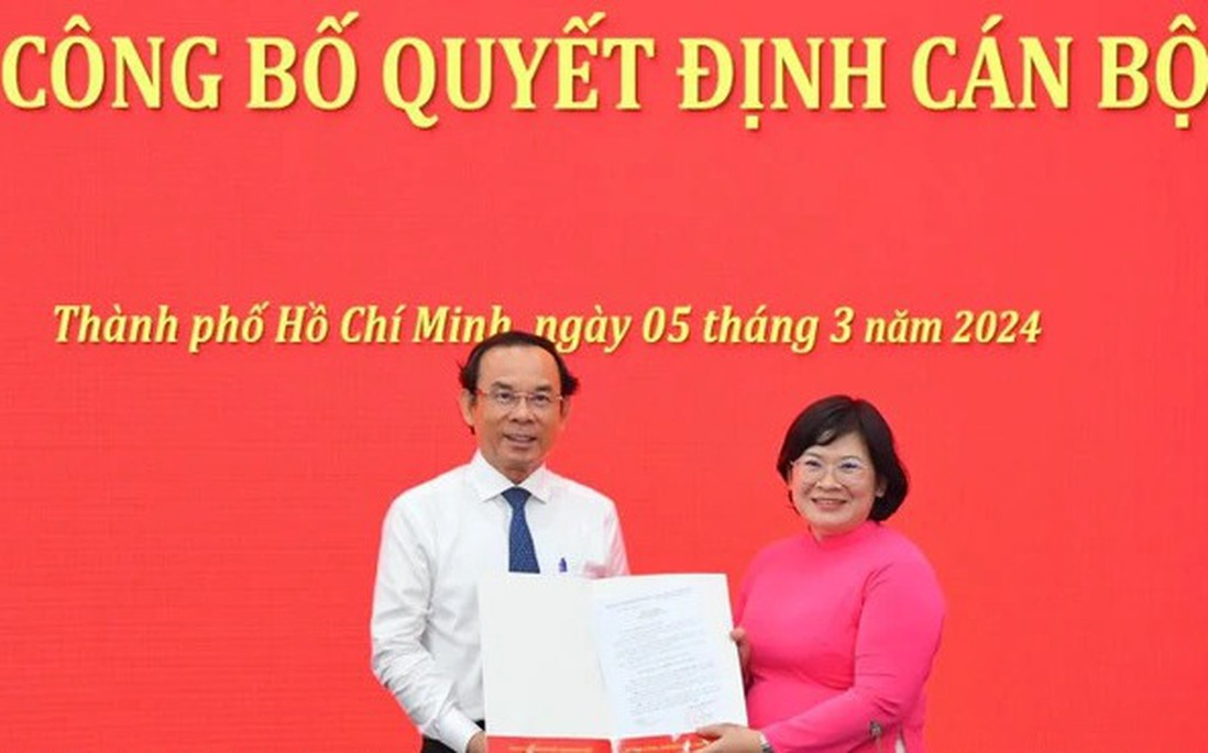 Bà Văn Thị Bạch Tuyết được điều động, phân công giữ chức Trưởng Ban Tổ chức Thành ủy TPHCM