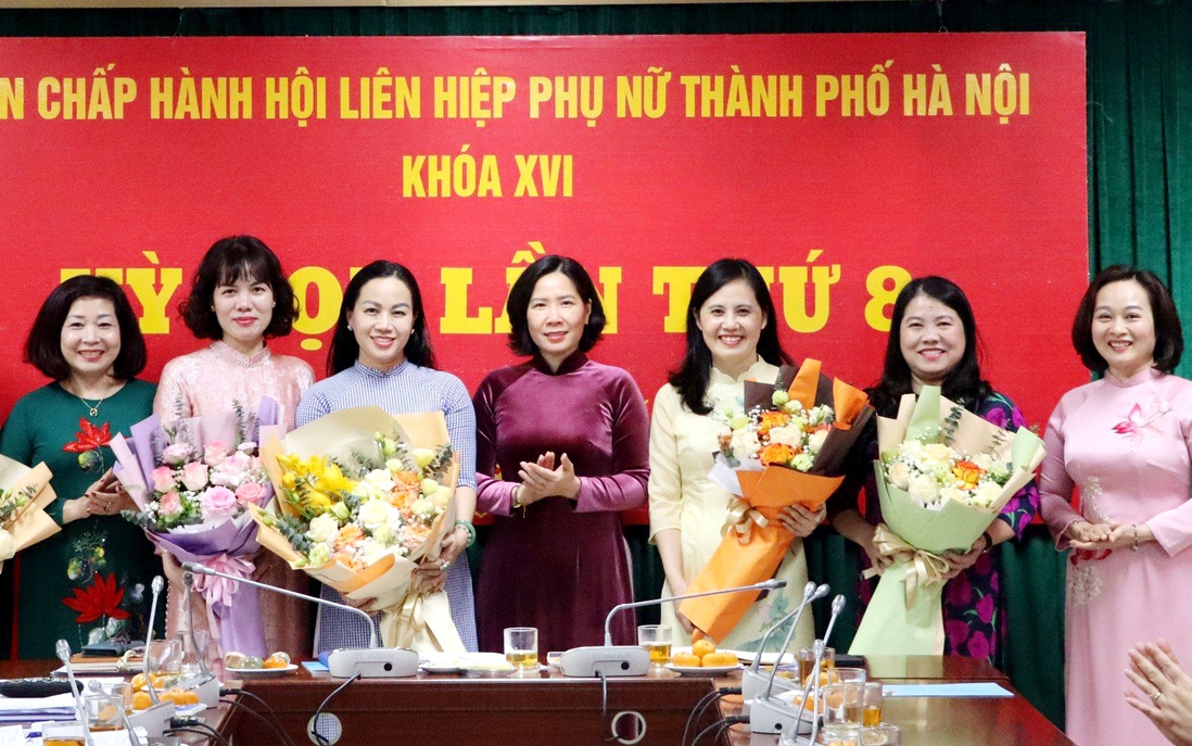 Bà Phạm Thị Mỹ Hoa được bầu làm Phó Chủ tịch Hội LHPN thành phố Hà Nội 