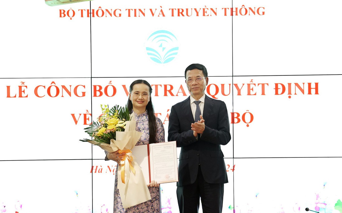 Bổ nhiệm bà Lê Hương Giang giữ chức Vụ trưởng Vụ Tổ chức Cán bộ, Bộ Thông tin và Truyền thông