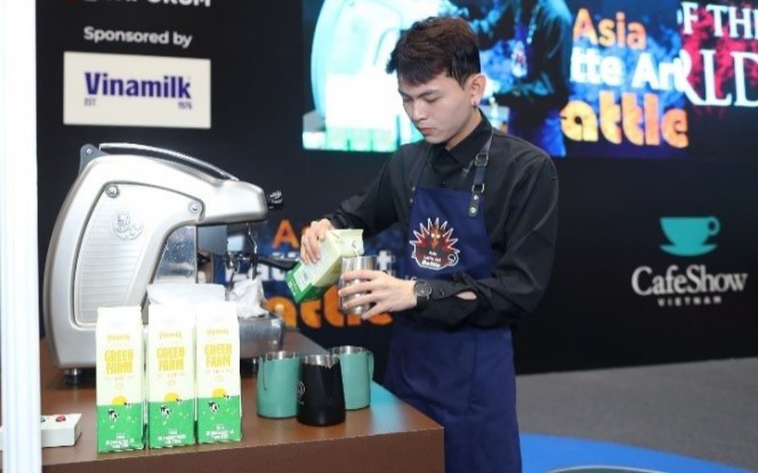 Vinamilk khẳng định vị thế trong pha chế tại đấu trường quốc tế Asia Latte Art Battle