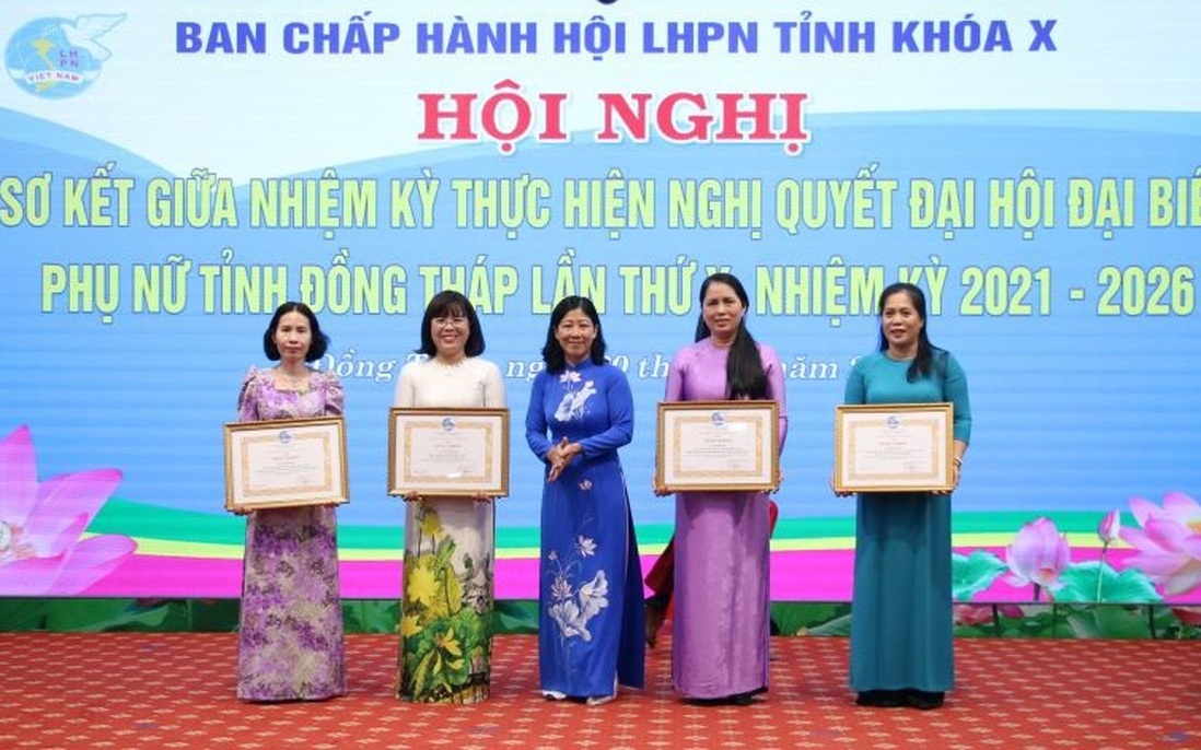 Đồng Tháp: Tập trung lãnh đạo thực hiện đạt và vượt các chỉ tiêu Nghị quyết Đại hội Phụ nữ tỉnh lần thứ X