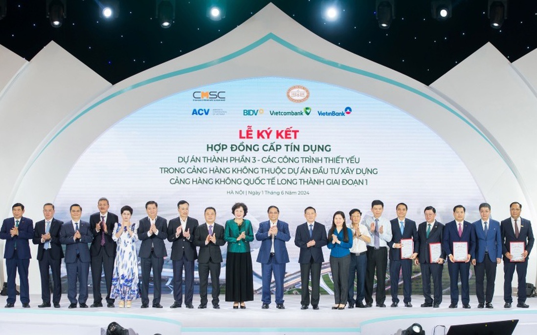 Vietcombank và ACV ký kết hợp đồng cấp tín dụng 1,8 tỷ USD cho dự án Cảng hàng không quốc tế Long Thành