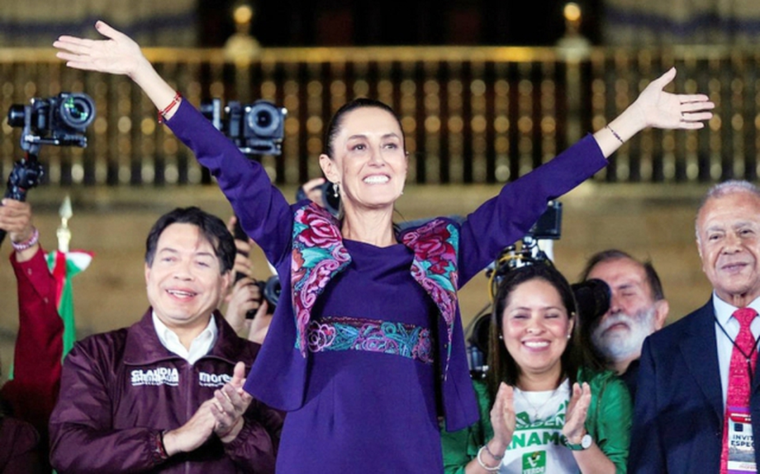 Mexico chính thức có nữ tổng thống đầu tiên trong lịch sử