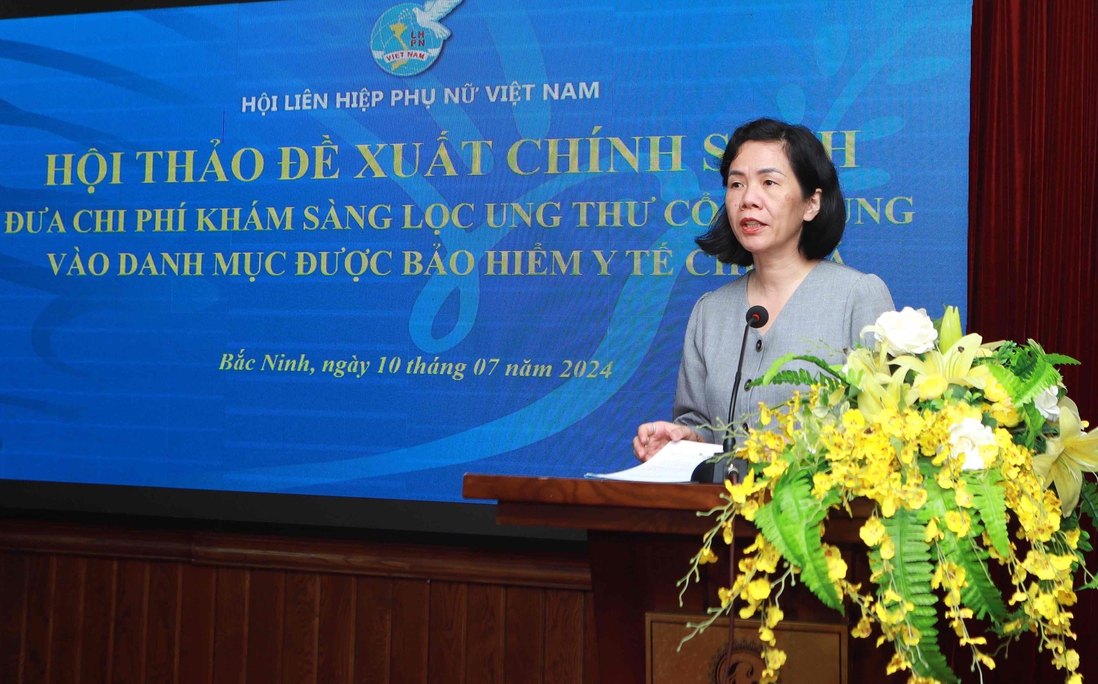 Tăng cường vận động đưa chi phí khám sàng lọc ung thư cổ tử cung vào danh mục Bảo hiểm y tế chi trả