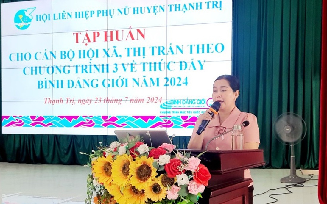 Thạnh Trị (Sóc Trăng): Tập huấn phát triển năng lực thực hiện bình đẳng giới cho cán bộ xã, thị trấn