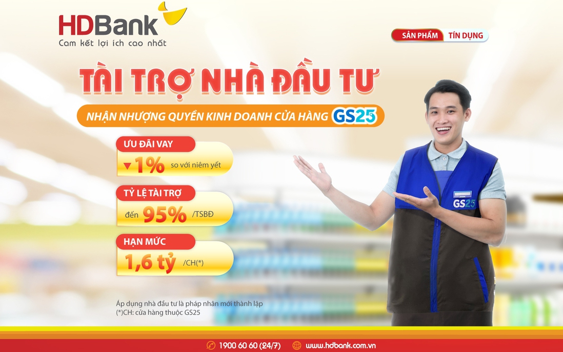 Hợp tác với GS25, HDBank tiếp tục phát triển mạnh mẽ mảng bán lẻ