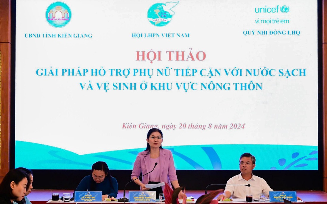 Tăng cường hỗ trợ phụ nữ tiếp cận nước sạch và vệ sinh khu vực nông thôn