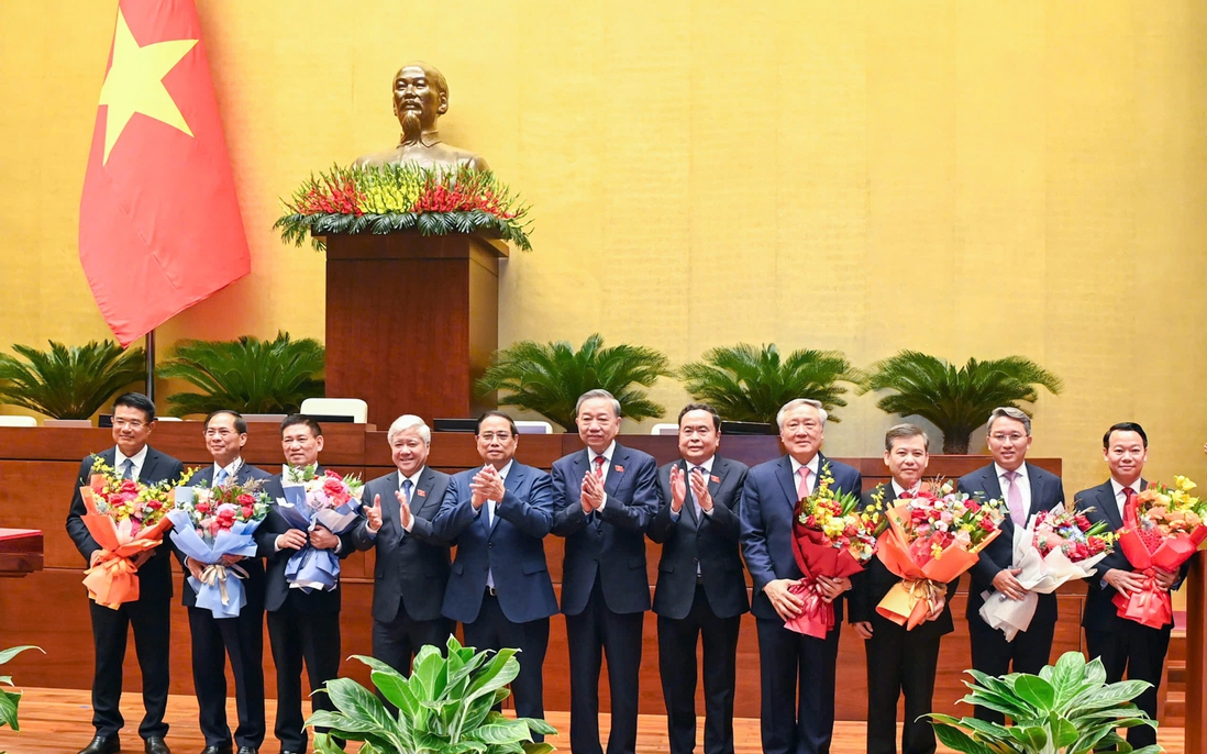 Quốc hội phê chuẩn bổ nhiệm 3 Phó Thủ tướng Chính phủ: Nguyễn Hòa Bình, Hồ Đức Phớc, Bùi Thanh Sơn