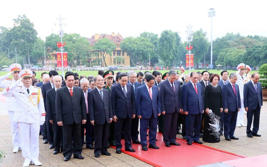 Lãnh đạo Đảng, Nhà nước vào Lăng viếng Chủ tịch Hồ Chí Minh nhân dịp Quốc khánh