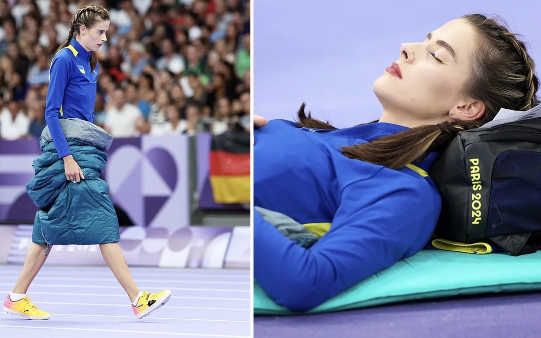 Cô gái Ukraine giành Huy chương vàng Olympic Paris cùng chiếc túi ngủ