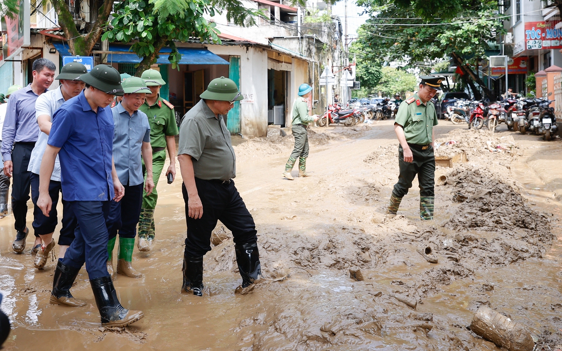 Thủ tướng Phạm Minh Chính chỉ đạo ứng phó, khắc phục hậu quả mưa lũ, thiên tai tại Yên Bái, Lào Cai