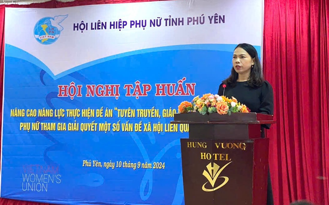 Phú Yên: Hội nghị tập huấn nâng cao năng lực cho hơn 120 cán bộ Hội