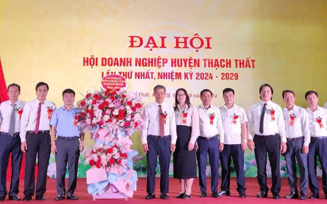 Hà Nội: Hội Doanh nghiệp Thạch Thất ủng hộ hơn 125 triệu đồng khắc phục hậu quả bão số 3