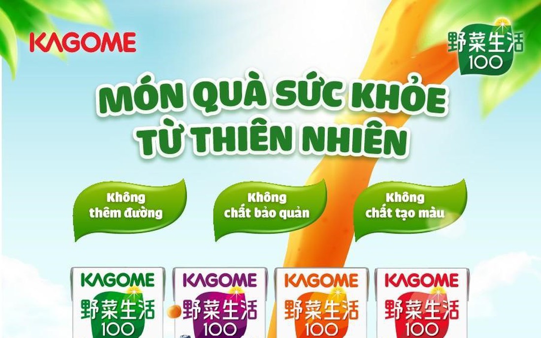 Nước ép rau củ quả KAGOME - Bí quyết ăn rau ‘siêu tốc’ cho người bận rộn