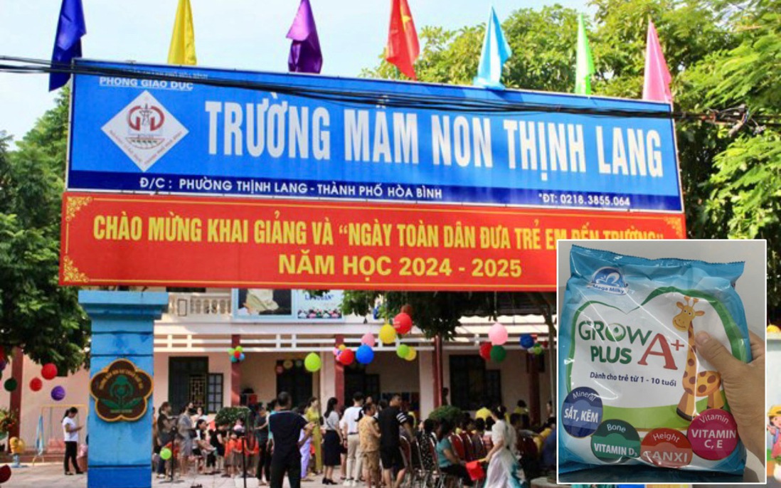 Vụ nghi vấn sữa kém chất lượng tại Phú Thọ: Trường mầm non Thịnh Lang không lưu mẫu theo quy định