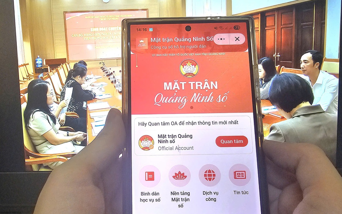 Ra mắt ứng dụng mini app "Mặt trận Quảng Ninh số"