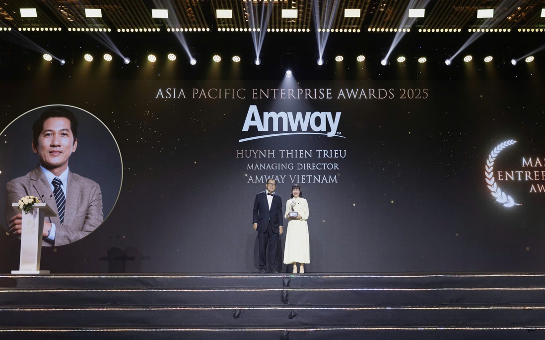 Tổng giám đốc Amway Việt Nam vinh dự được trao giải thưởng Doanh nhân xuất sắc châu Á 2025