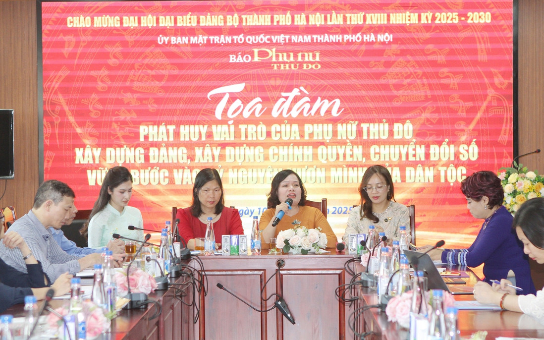 Phát huy vai trò của phụ nữ Thủ đô trong xây dựng Đảng, xây dựng chính quyền, chuyển đổi số