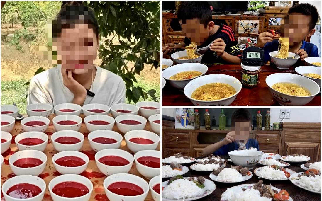 "Thánh ăn Sơn La" và loạt clip trẻ 10 tuổi “thi ăn - nhận tiền” gây phẫn nộ