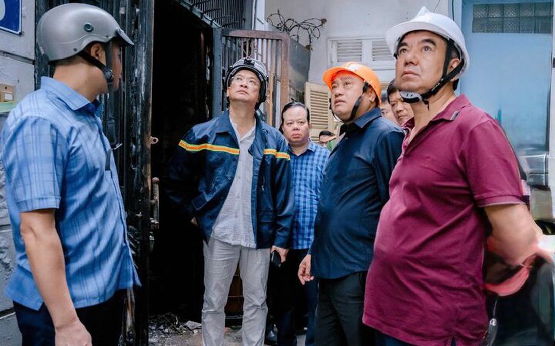 Chủ tịch UBND TP Hà Nội yêu cầu khẩn trương làm rõ nguyên nhân vụ cháy nhà khiến 5 người tử vong