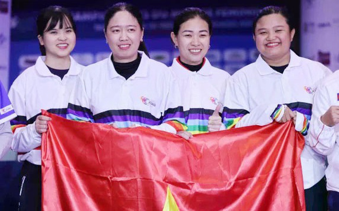 Việt Nam bảo vệ thành công ngôi vô địch thế giới bi sắt nữ