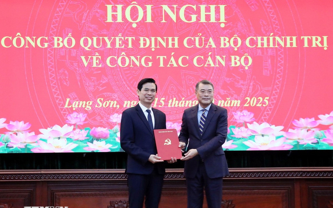 Ông Hoàng Quốc Khánh được điều động giữ chức Bí thư Tỉnh ủy Lạng Sơn