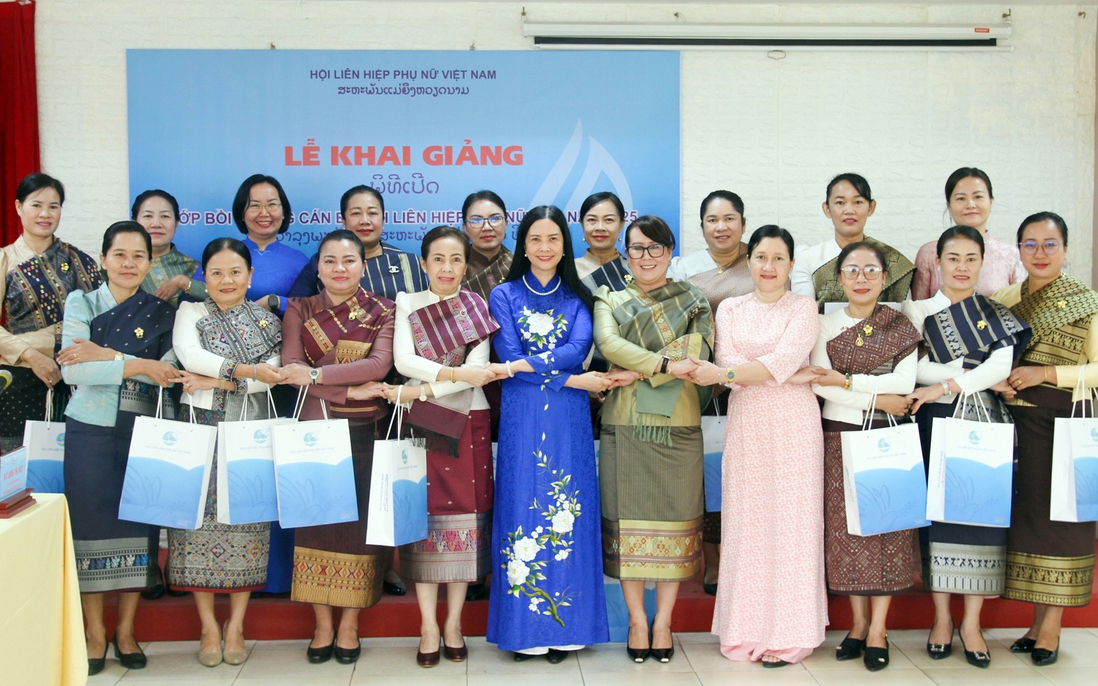 Khai giảng Lớp bồi dưỡng cán bộ Hội LHPN Lào năm 2025