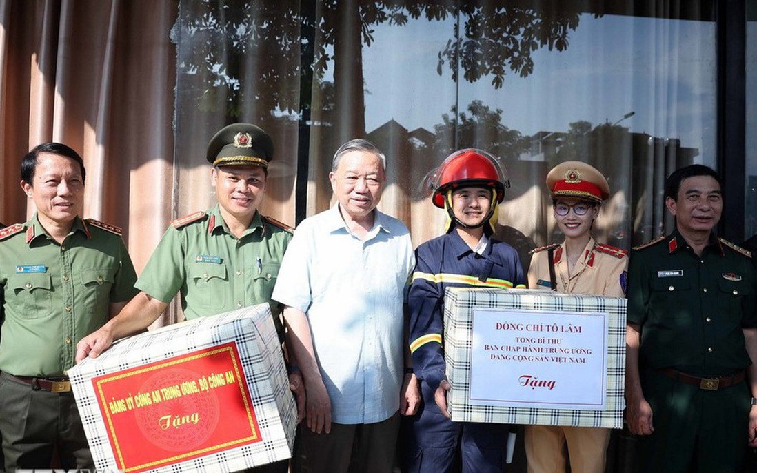 Tổng Bí thư Tô Lâm kiểm tra công tác khắc phục hậu quả bão, lụt tại Thái Nguyên