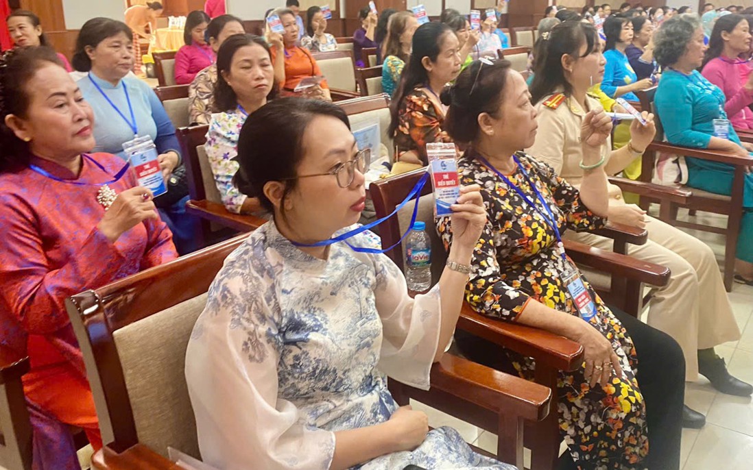 TPHCM: Bà Trần Thị Kim Kiều tiếp tục làm Chủ tịch Hội LHPN phường Bình Tiên