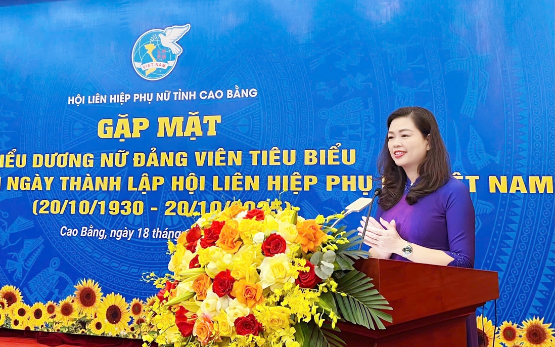 Hội LHPN Cao Bằng biểu dương 59 nữ đảng viên tiêu biểu